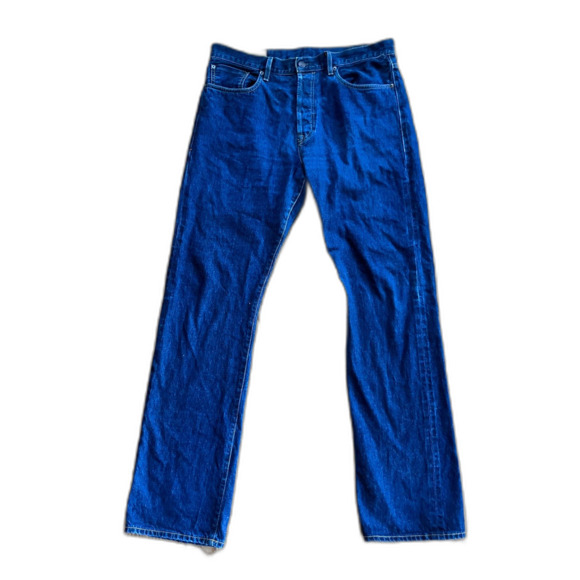 IMOGENE + WILLIE Blue Straight Leg Denim Jeans Pants  Women's Size 35R - Picture 1 of 9